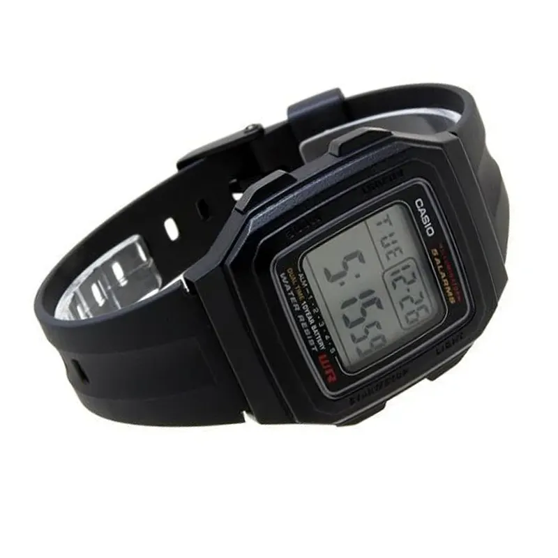 Casio Digital Grey Dial Resin Men's Watch- F-201WA-1ADF